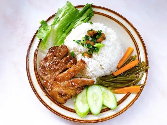 Cơm thịt nướng